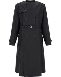 Prada - Double-breasted Trench Coat - Lyst