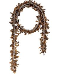 Dries Van Noten - 'Embroidered Scarf' Necklace - Lyst