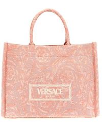Versace - 'athena Barocco' Shopping Bag - Lyst