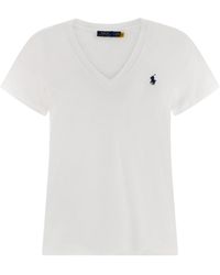 Polo Ralph Lauren - Logo Embroidery T-shirt - Lyst