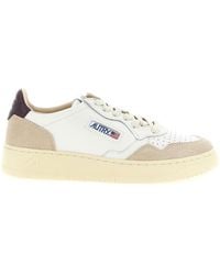 Autry - Medalist Low Sneakers Mit Suede-Einsätzen - Lyst