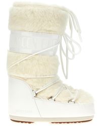 Moon Boot - Icon Faux Fur Boots, Ankle Boots - Lyst