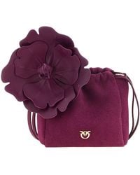 Pinko - Pouch 'Flower' - Lyst