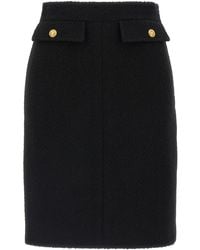 Chloé - Chloã Bouclã Wool Skirt - Lyst
