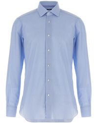 Barba Napoli - Honeycomb Cotton Shirt - Lyst