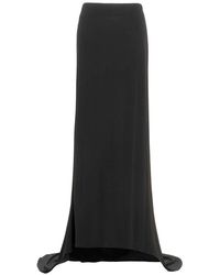 Magda Butrym - Long Skirt With Unique Hemline - Lyst
