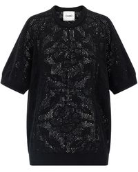 Nude - Openwork Cotton Sweater - Lyst