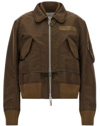 Sacai - Blouson With Layered Design - Lyst