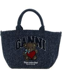 Ganni - Small 'bear' Shopping Bag - Lyst