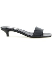 TOTEME - Lizard Leather Sandals - Lyst