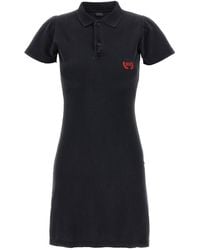 Balenciaga - Mini Polo Dress - Lyst