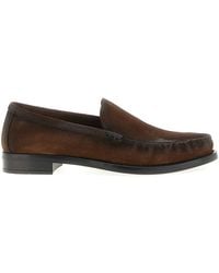 Prada - Loafers Aus Wildleder - Lyst