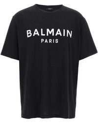 Balmain - Logo T-Shirt - Lyst