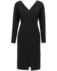 Fendi - Chic Long Sleeve Midi Dress For - Lyst
