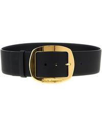 Dolce & Gabbana - Maxi Buckle Belt - Lyst