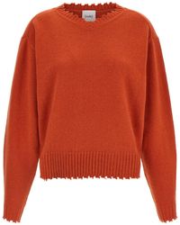Nude - Fringed Hem Sweater - Lyst
