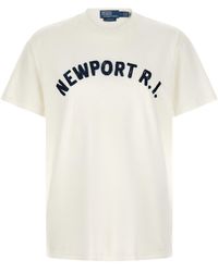 Polo Ralph Lauren - Aged Effect Patch T-shirt - Lyst