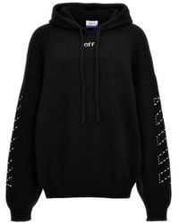 Off-White c/o Virgil Abloh - 'stitch Arr Diags' Hooded Sweater - Lyst