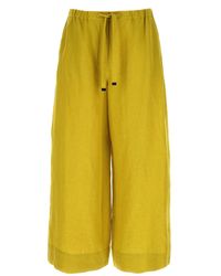 Max Mara - 'S Max Mara Wide-Leg Trousers With Drawstring Waist - Lyst