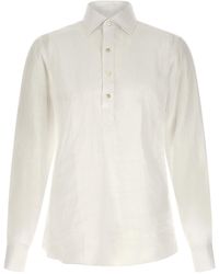 Borriello - Linen Blouse - Lyst