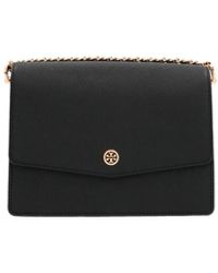 tory burch robinson convertible shoulder bag black