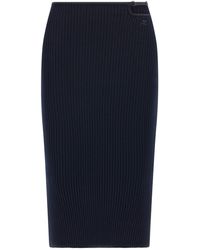 Courreges - 'loop Rib Knit' Skirt - Lyst