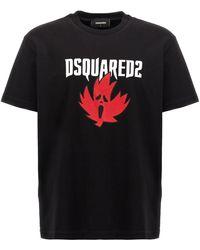DSquared² - T-Shirt Mit Logodruck - Lyst