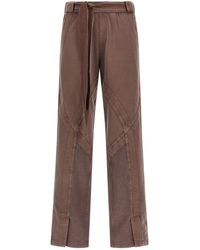 The Attico - Front Split Pants - Lyst