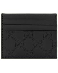 Gucci - 'Gg Emblem' Card Holder - Lyst