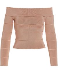 Alexandre Vauthier - Off-shoulder Top - Lyst