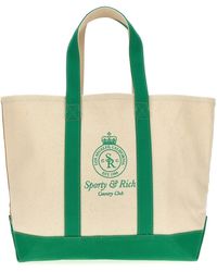 Sporty & Rich - Logo Shopping Bag - Lyst