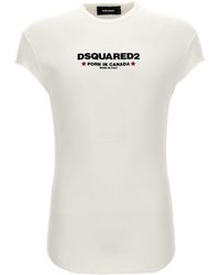 DSquared² - T-Shirt "Porn In Canada" - Lyst