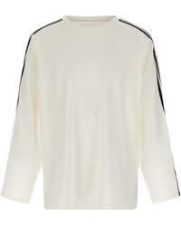 Y-3 - T-Shirt " Long Sleeve Tee 3-Stripes" - Lyst