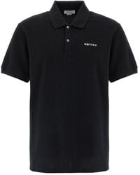 McQueen - Logo Embroidery Polo Shirt - Lyst