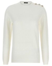 Balmain - Maxi Shoulder Top - Lyst