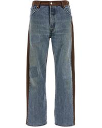 B Sides - 'vintage Straight Rework Halfsie' Jeans - Lyst