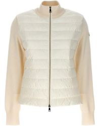 Moncler - Two-material Cardigan - Lyst
