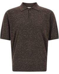 The Row - 'borges Top' Polo Shirt - Lyst