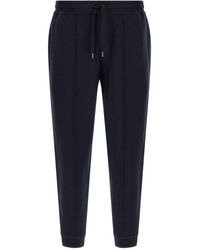 Brunello Cucinelli - Cotton, Cashmere And Silk Joggers - Lyst