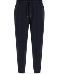 Brunello Cucinelli - Cotton, Cashmere And Silk Joggers - Lyst
