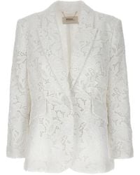 Zimmermann - 'Natura Lace' Blazer - Lyst