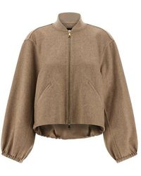 Fabiana Filippi - Cashmere Bomber Jacket - Lyst