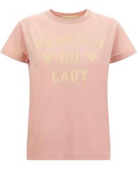 Valentino Garavani - 'panther Lady' T-shirt - Lyst
