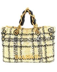 Balmain - Shopping 'Soft Cabas Small' - Lyst