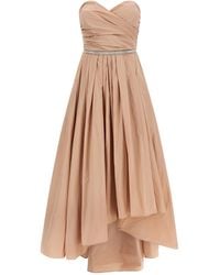 Pinko - Polyester Long Dress - Lyst