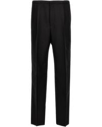 Fendi - Wool Trousers With 'Made - Lyst