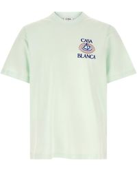 CASABLANCA - Flocked 'celestial Pyramid' Print T-shirt - Lyst