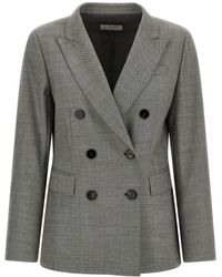 Alberto Biani - Double-breasted Blazer - Lyst