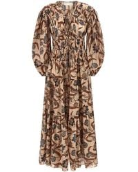 Zimmermann - 'ascension Tie Billow Maxi' Dress - Lyst