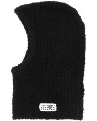 MM6 by Maison Margiela - Bouclé Balaclava With Logo - Lyst